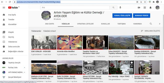 YOUTUBE KANALIMIZ YAYINDA